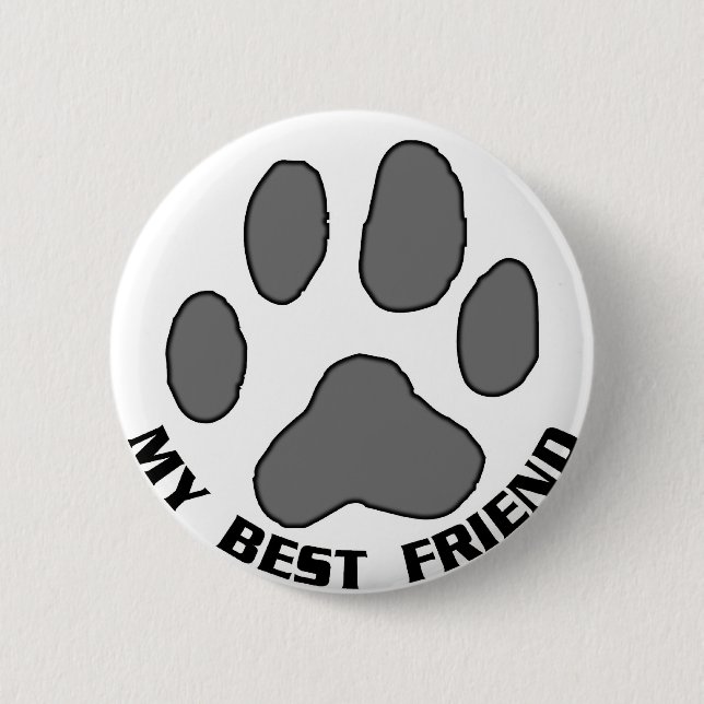My Best Friend Button (Front)