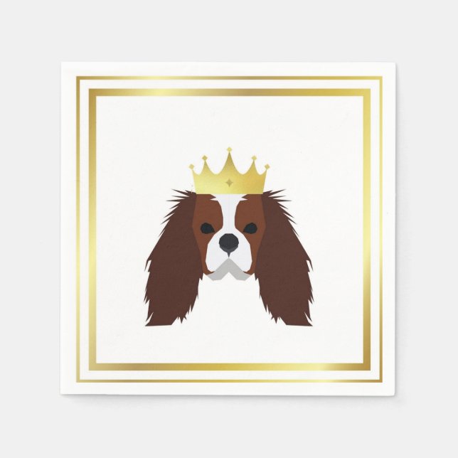 MY BEST FRIEND COLLECTION: "QUEENY" NAPKINS (Front)