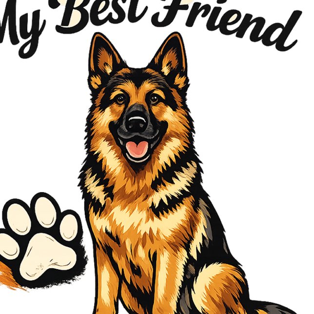 My Best Friend Has Paws Dog Lover Apron (Creator Uploaded)