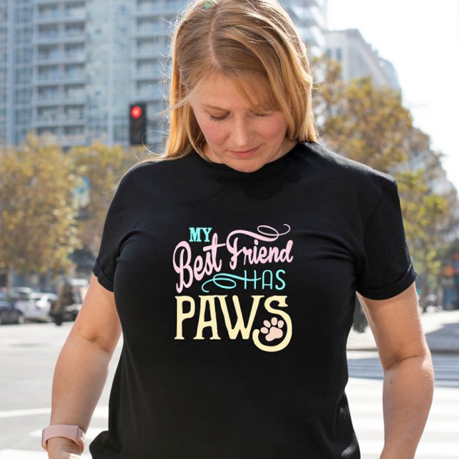 My Best Friend Has Paws - Pastel T-Shirt (Creator Uploaded)