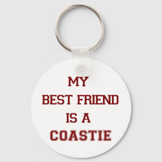 My Best Friend Is A Coastie New Keychain