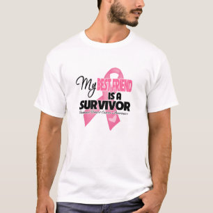 My Best Friend is a Survivor - Breast Cancer T-Shirt