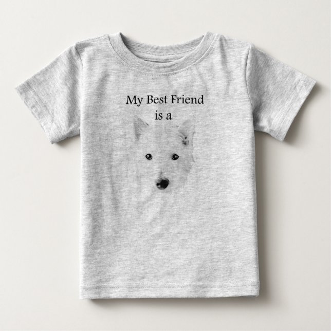 my best friend is a westie baby t-shirt (Front)