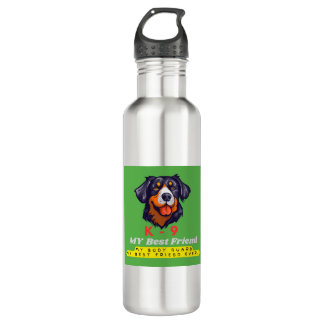 MY BEST FRIEND ,K-9 STAINLESS STEEL WATER BOTTLE