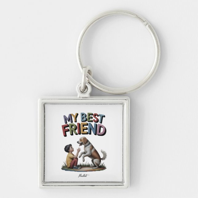 My best friend  keychain (Front)