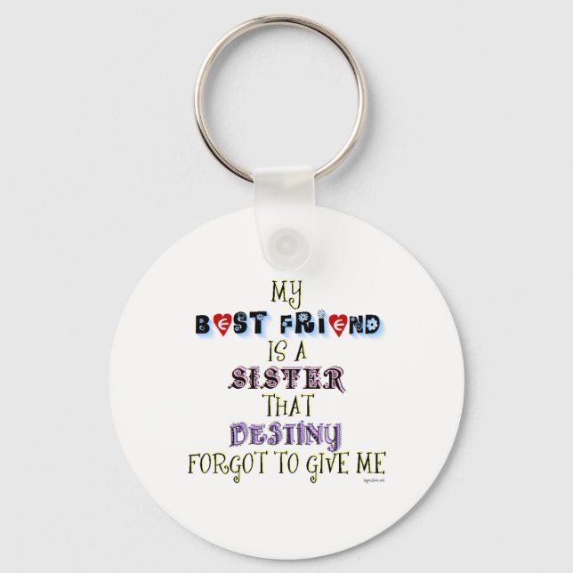 MY BEST FRIEND KEYCHAIN (Front)