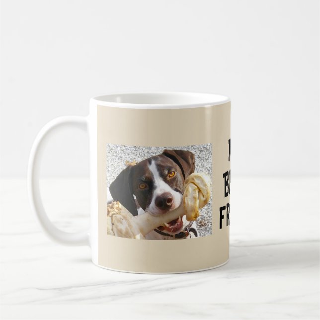 My Best Friend mug, name is Bay, Pointer, love him Coffee Mug (Left)
