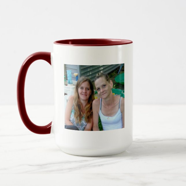 My Best Friend, My Sister, Personalized Photo Mug (Left)