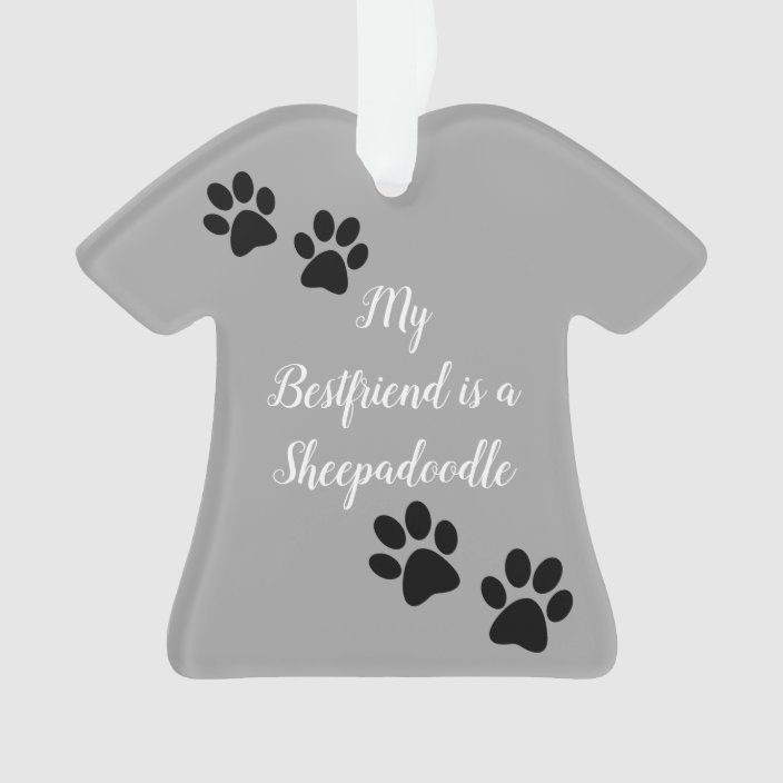 sheepadoodle ornament