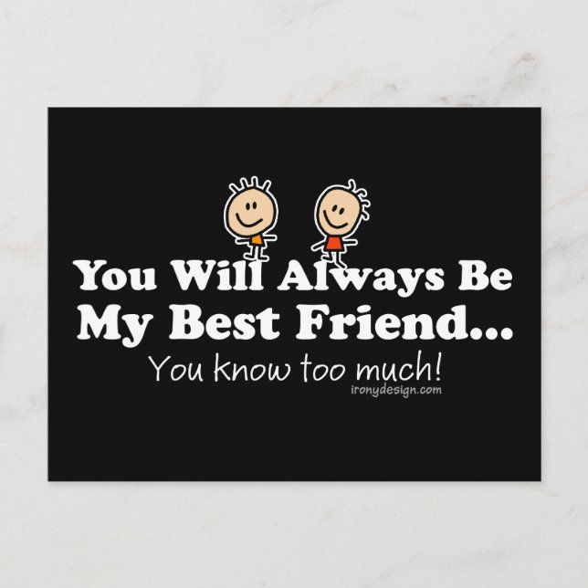 My Best Friend Postcard (Front)