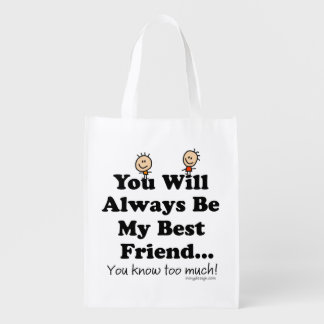 My Best Friend Reusable Grocery Bag