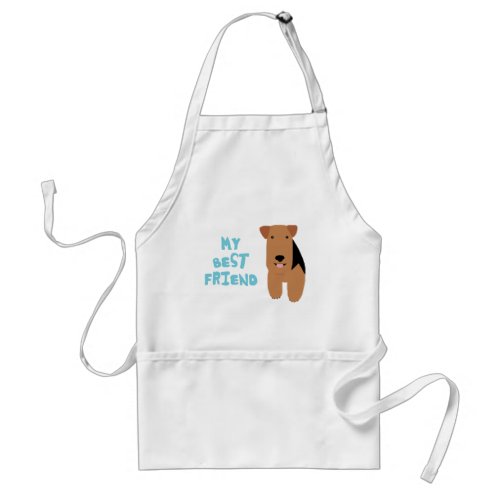 My Best Friend Welsh Terrier Apron