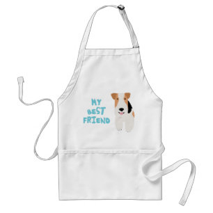 My Best Friend Wire Fox Terrier Adult Apron