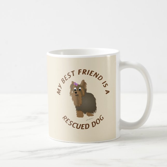 My Best Friend (Yorkshire Terier) Coffee Mug (Right)