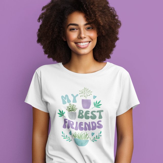 My Best Friends Are Plants T-Shirt Tri-Blend Shirt (This adorable, "My best friends" are plants tri-blend t-shirt would make the perfect gift! )