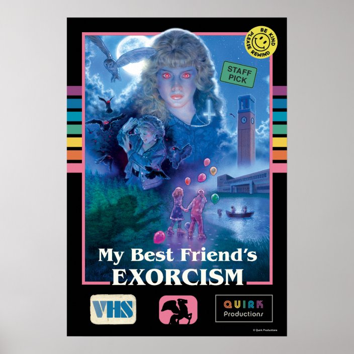 My Best Friends Exorcism Vintage Vhs Cover Poster 