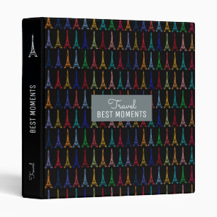 My best moments Paris travel 3 Ring Binder