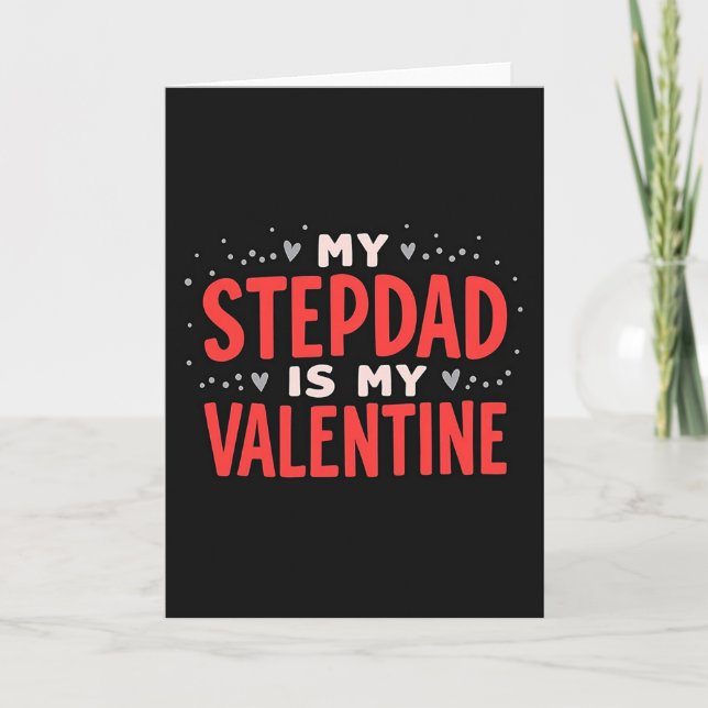 My Best Stepdad Valentine Card (Front)