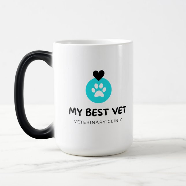 My Best Vet Appreciation Coffee Mug (Left)