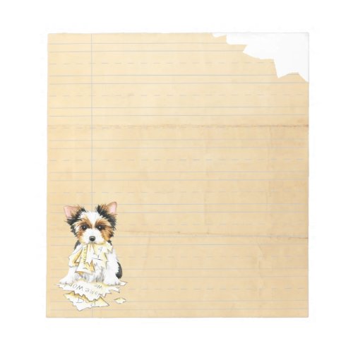 My Biewer Terrier Ate My Homework Notepad