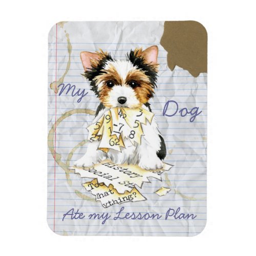 My Biewer Terrier Ate My Lesson Plan Magnet