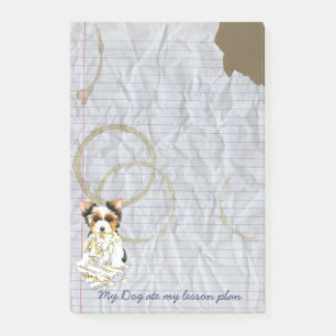 My Biewer Terrier Ate my Lesson Plan Post-it Notes