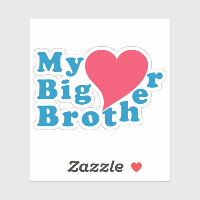 My Big Brother Love Sticker (Sheet)