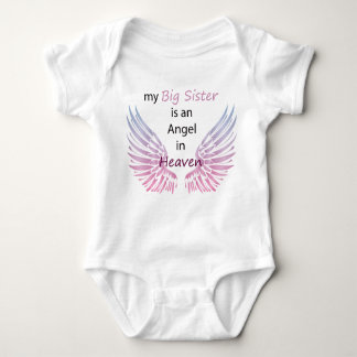 My Big sister Is An Angel In Heaven Baby Bodysuit