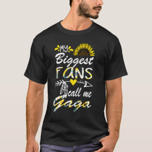 My Biggest Fan Call Me Gaga Grandma Mothers Day T-Shirt