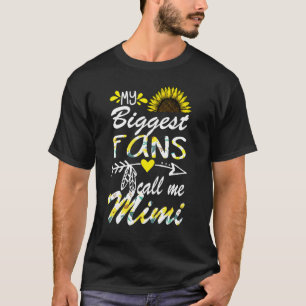 My Biggest Fan Call Me Mimi Grandma Mothers Day T-Shirt