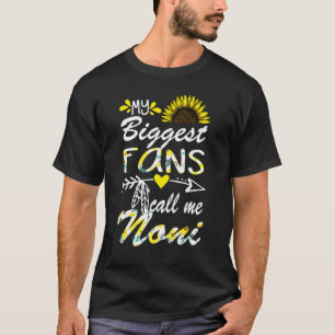 My Biggest Fan Call Me Noni Grandma Mothers Day T-Shirt
