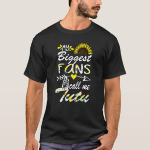 My Biggest Fan Call Me Tutu Grandma Mothers Day T-Shirt