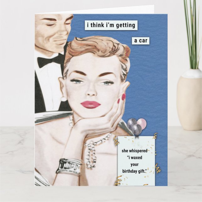 My Birthday Gift Card (Front)