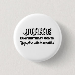 My Birthday Month Custom Button