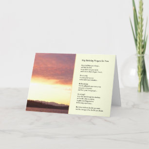 My Birthday Prayers for You... Card