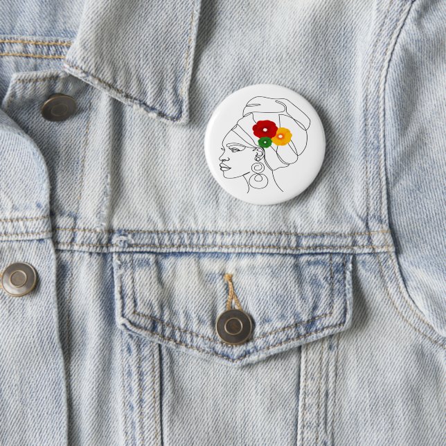 My Black Is Beautiful Button (In Situ)