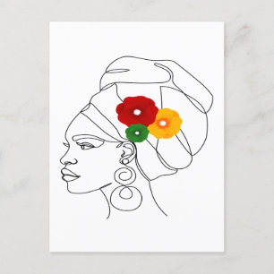 My Black Is Beautiful Postcard