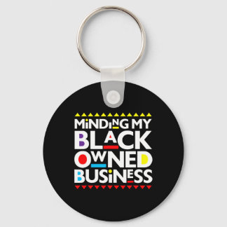 My Black Owned Business African History Month Prid Keychain