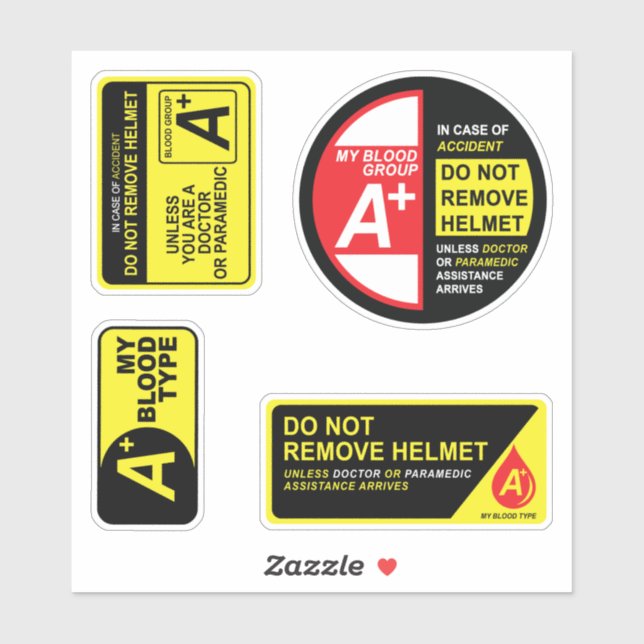 My Blood Type A Plus Stickers Pack