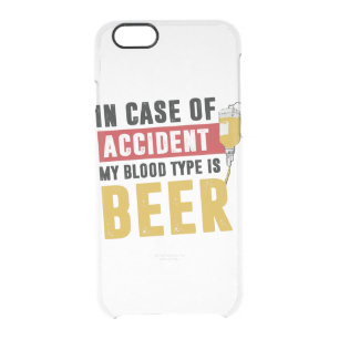 My blood type is beer clear iPhone 6/6S case