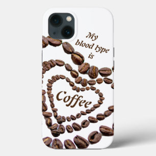 My blood type is coffee lovers caffeine Case-Mate  iPhone 13 Case