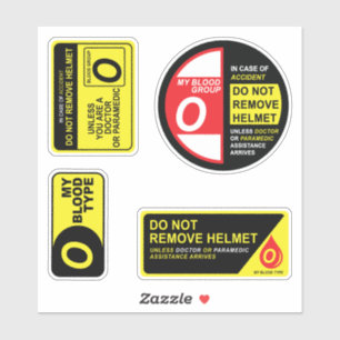 My Blood Type O Minus Stickers Pack