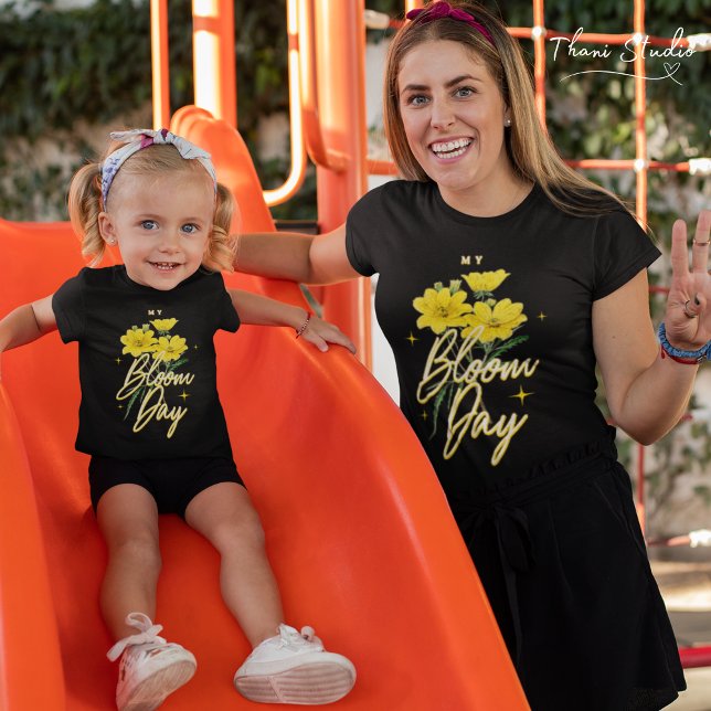 My Bloom Day Personalized Name Woman Inspirational T-Shirt (Creator Uploaded)