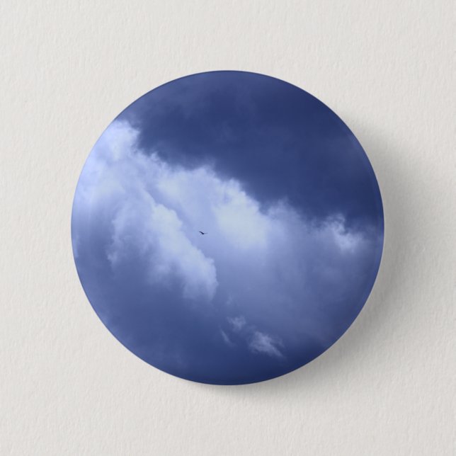 My Blue Heaven Pinback Button (Front)