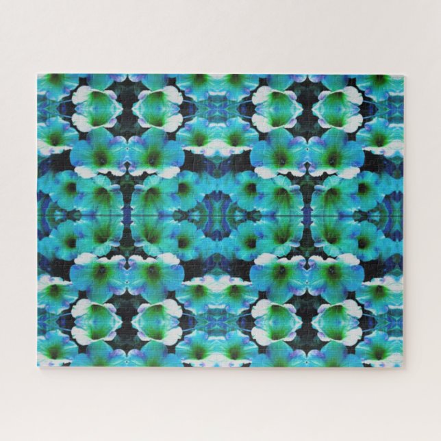 My Blue Petunia Puzzle (Horizontal)