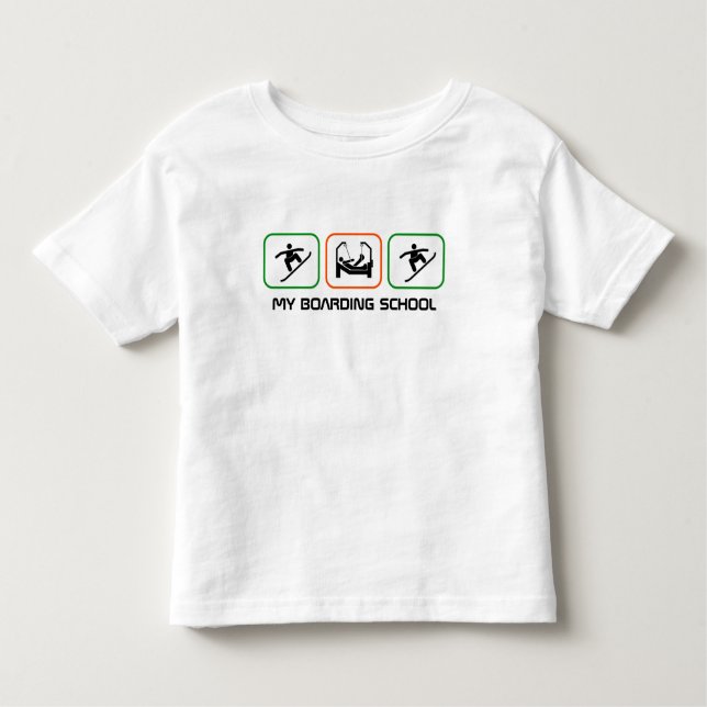 MY BOARDING SCHOOL TODDLER T-SHIRT (Front)