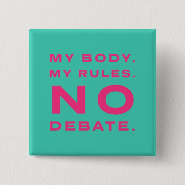 My Body Button (Front)