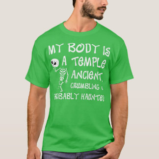 My Body Is A Temple Ancient, Crumbling & Probably T-Shirt