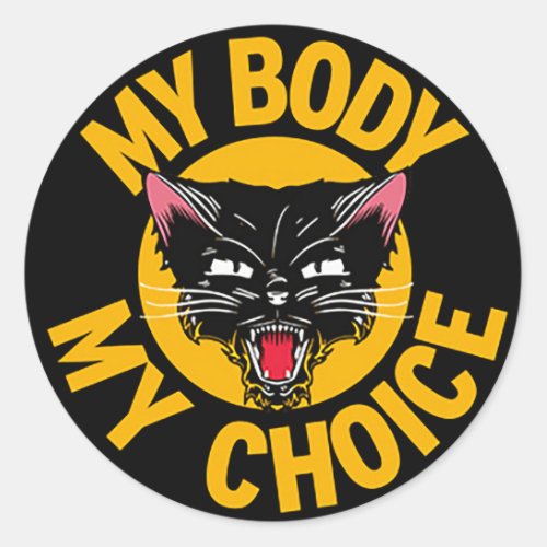 My Body My Choice Sticker