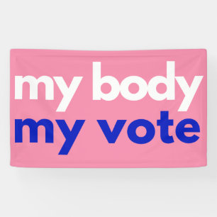 My Body My Vote Roevember Banner